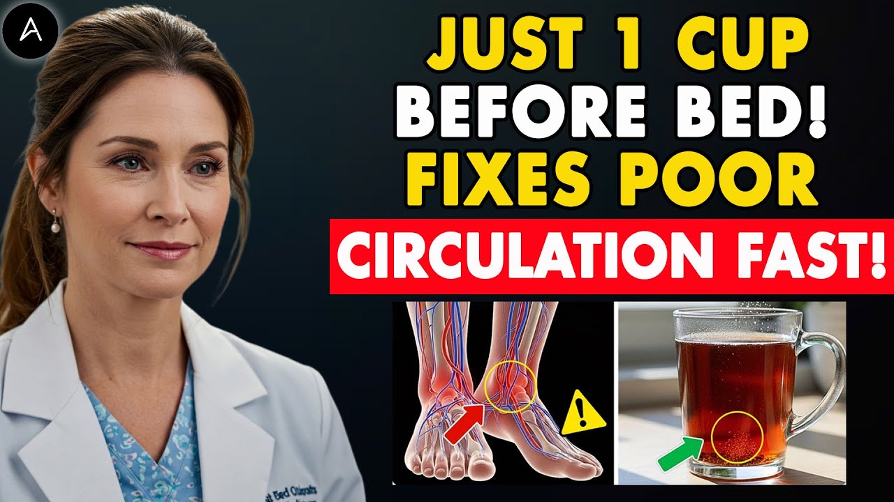 Seniors, Drink THIS to Increase Blood Flow in Legs Fast | Senior Health Tips