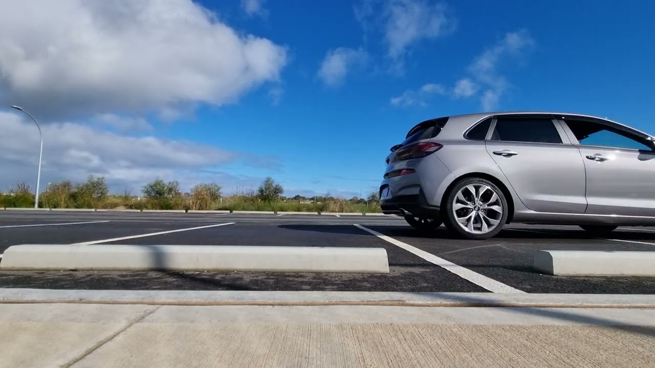 Hyundai i30 N Line Premium Hatch (side view) | XForce Mid Pipe (Secondary Cat and Resonator Delete)