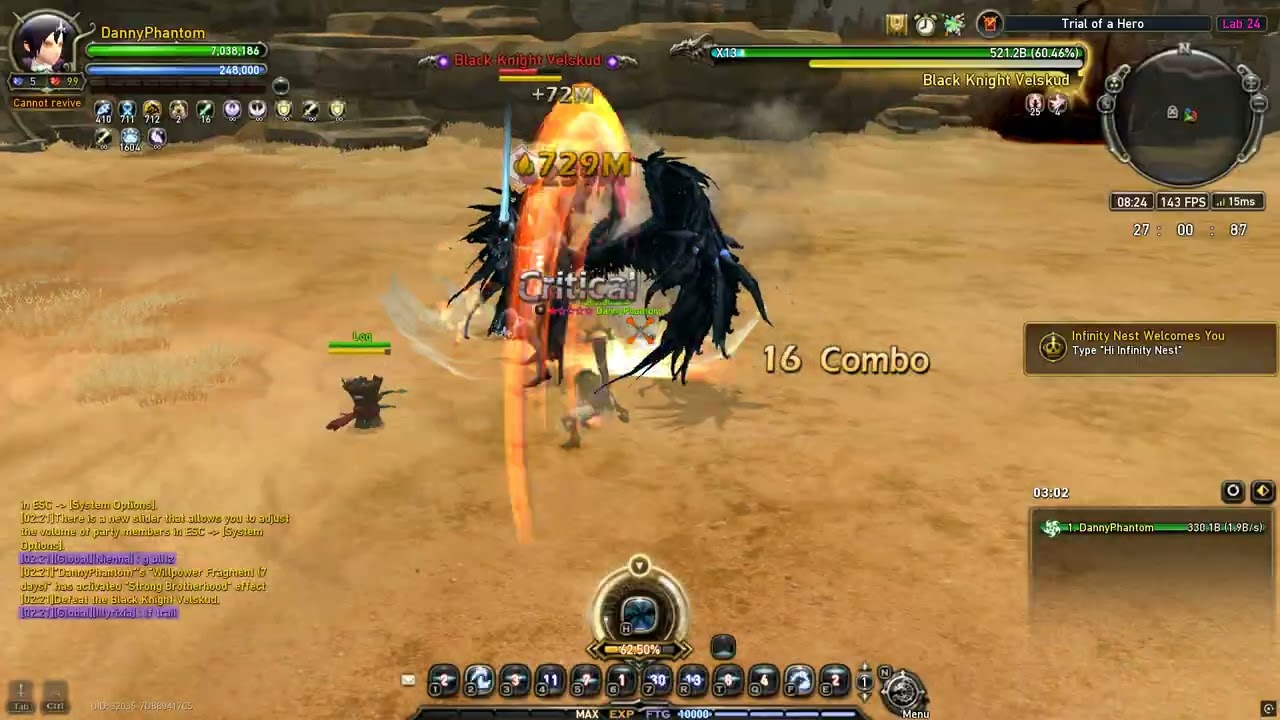 [Infinity Nest] Trial of a Hero - Trash Ripper POV
