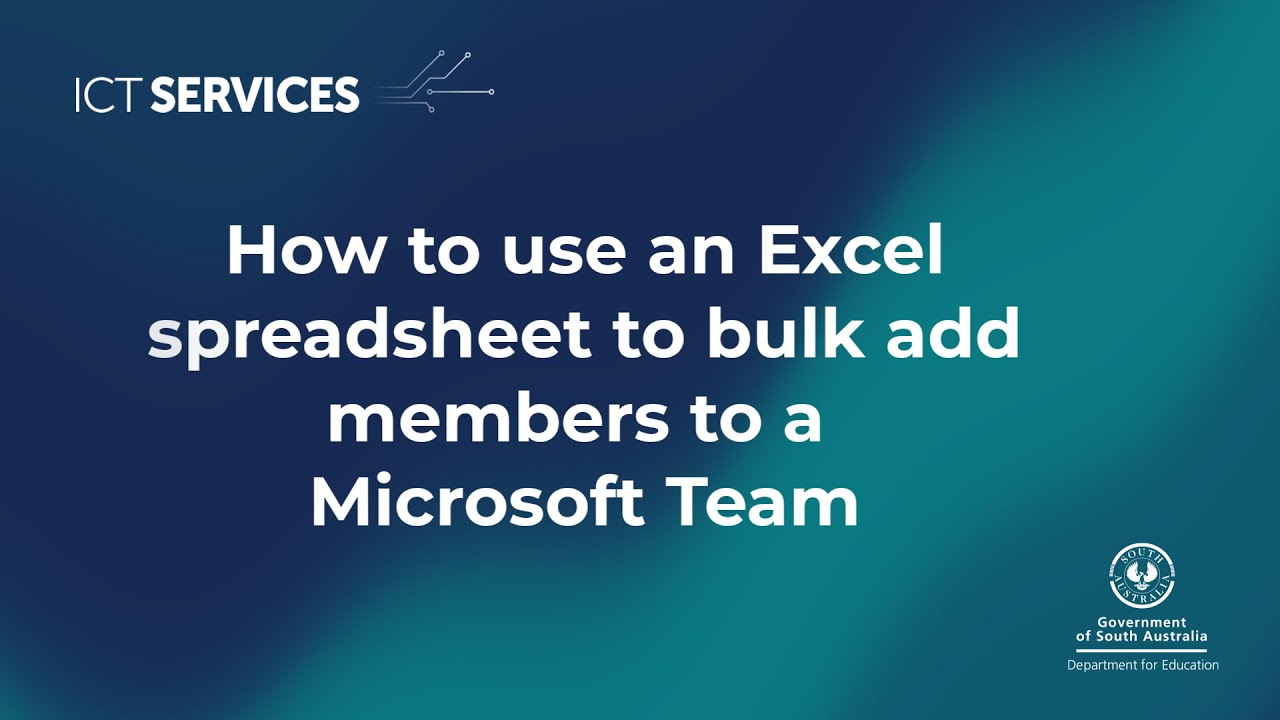 Power Automate — как использовать электронную таблицу Excel для массового добавления участников в...