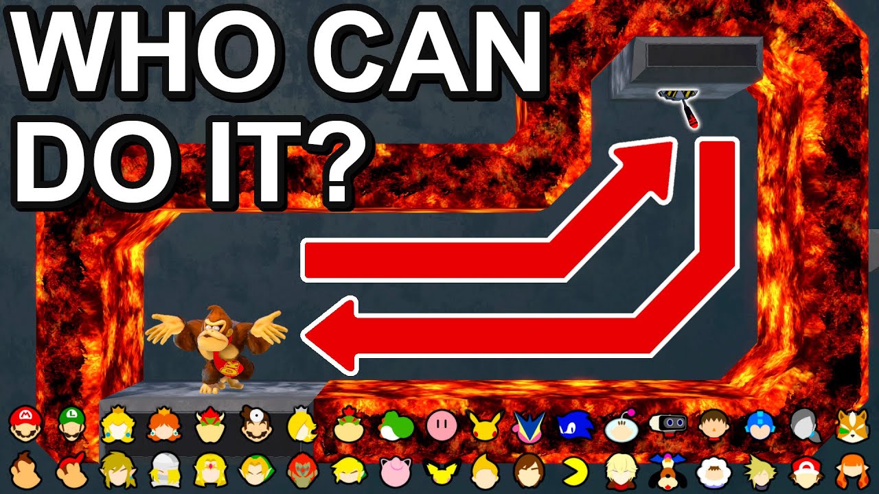 Who Can Activate The Switch In The Lava Tunnel ? - Super Smash Bros. Ultimate