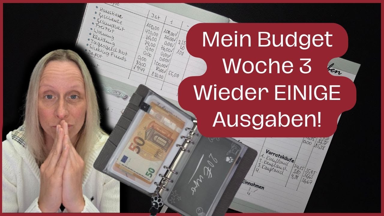 SPAREN Wochenbudget 3 November 😨 Noch MEHR Ausgaben! 🎄❤️#budgeting #umschlagmethode #vlog