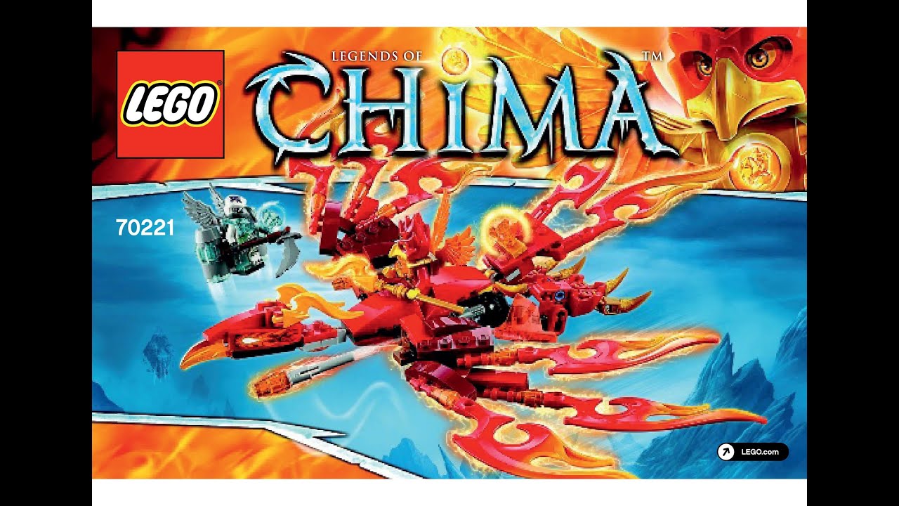 LEGO 70221 Flinx's Ultimate Phoenix Instructions LEGO LEGENDS OF CHIMA 2015