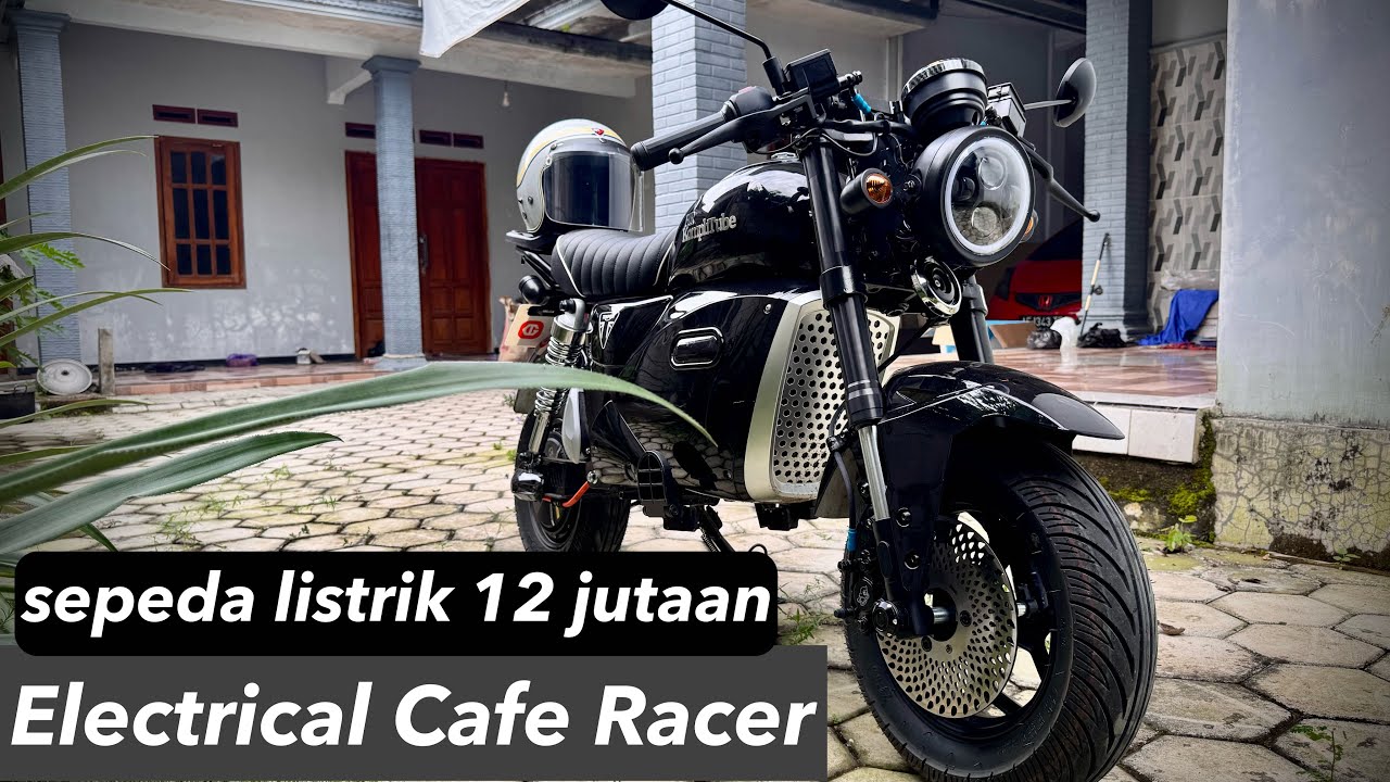 Ulas sepeda listrik modif cafe racer basic Goda monkey 199 Max Mecha Kingkong