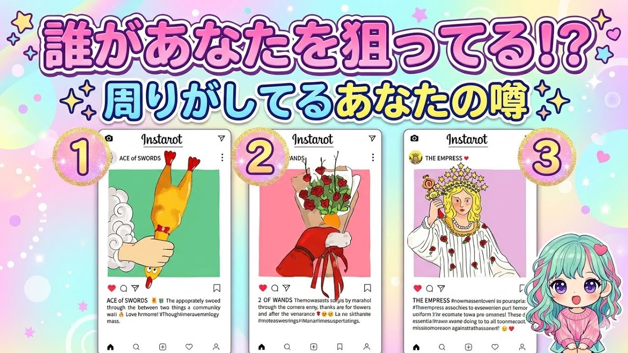 【誰があなたを狙ってる？】まわりがしてる、あなたの噂　#タロット占い 