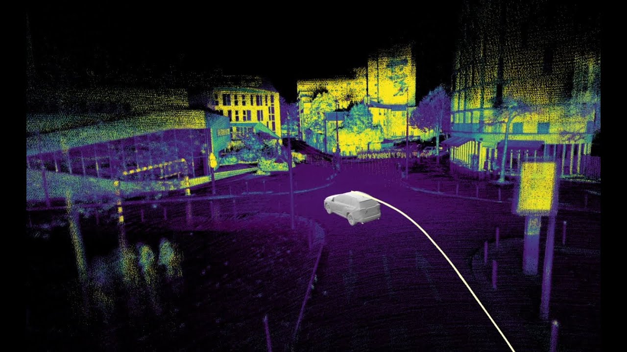 Exwayz SLAM in Paris on InnovizTwo data