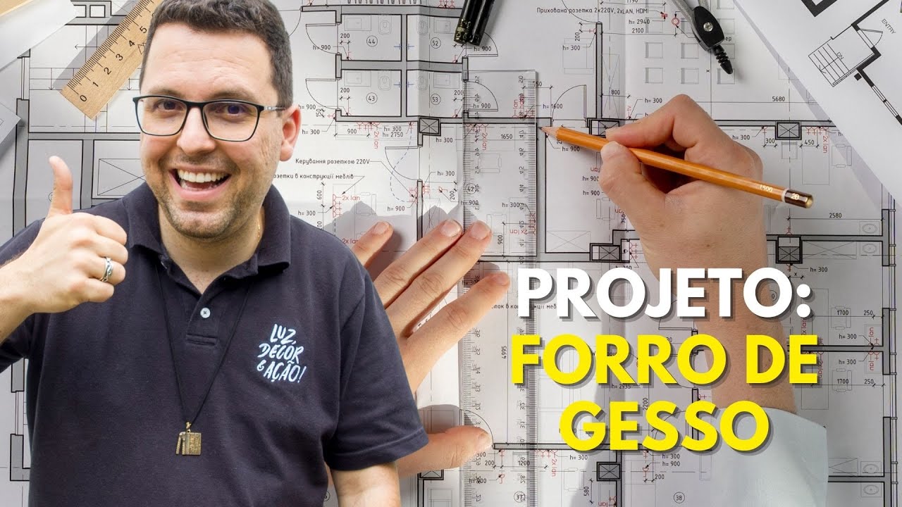 Projeto de Iluminação: ANTES DO FORRO DE GESSO