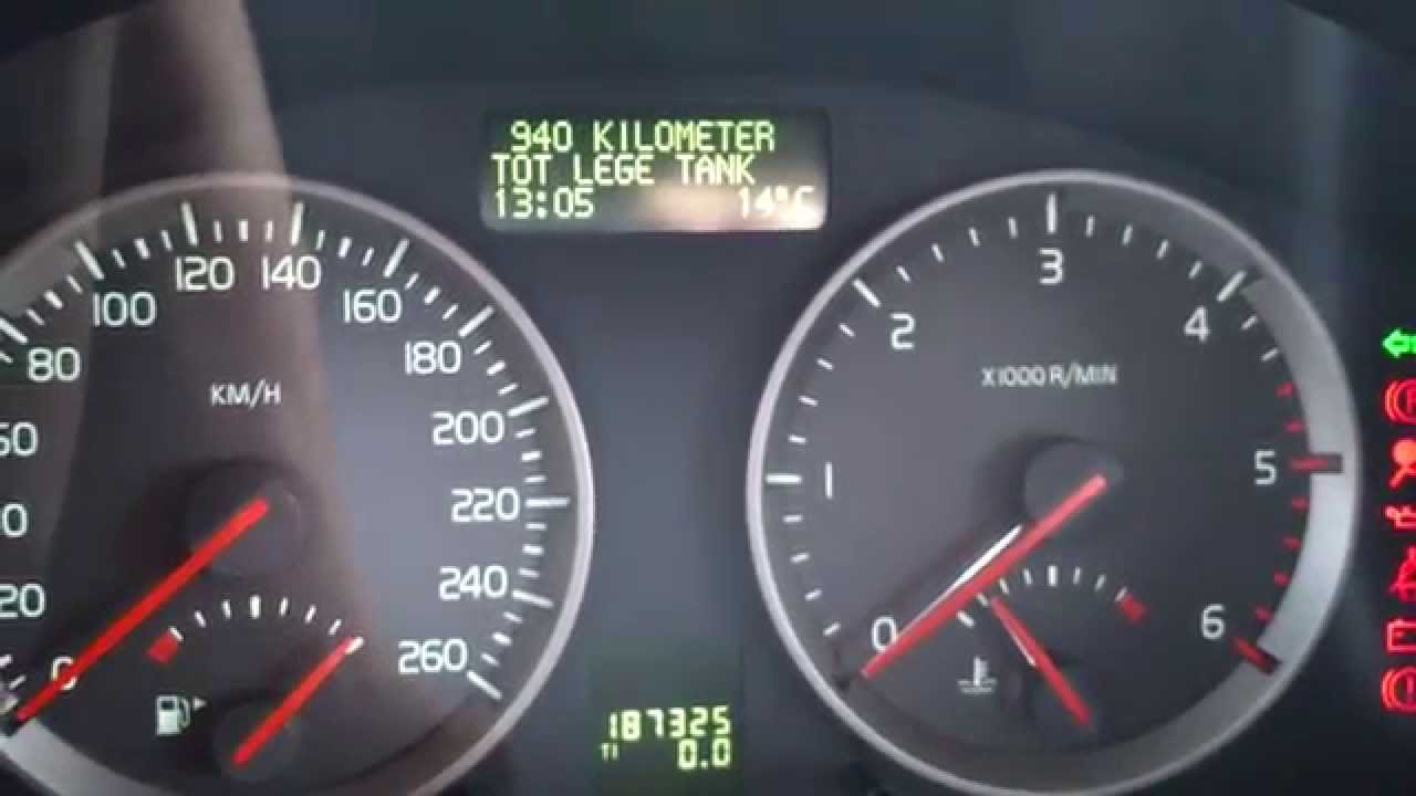 Kasowanie Inspekcji VOLVO V50 S40 Oil Service Indicator Light Reset VOLVO V50 S40