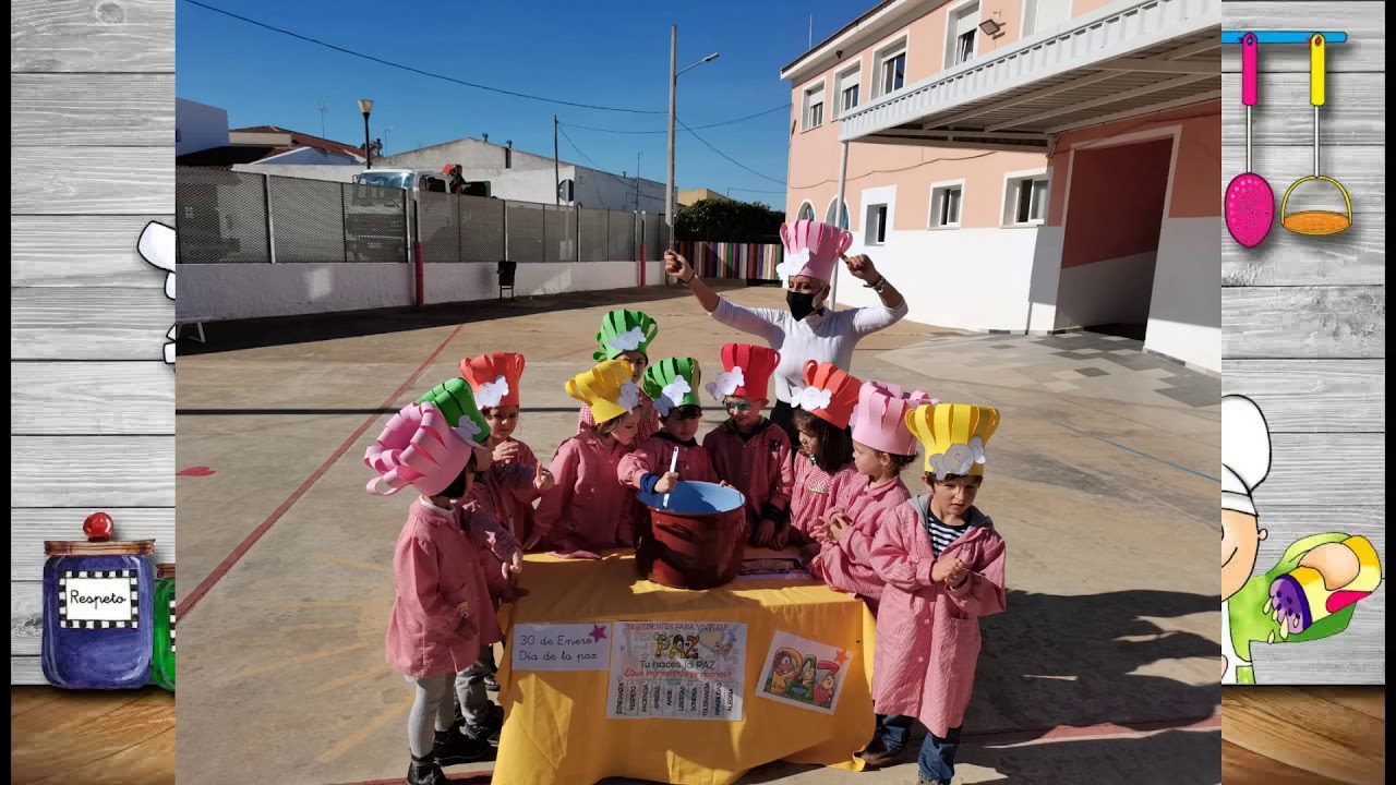 Receta de Paz del CEIP Miguel Garrayo de Fuente del Maestre (Badajoz)