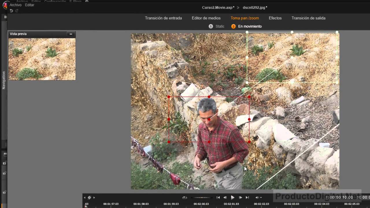 Efecto Zoom en Movimiento con Pinnacle Studio 17