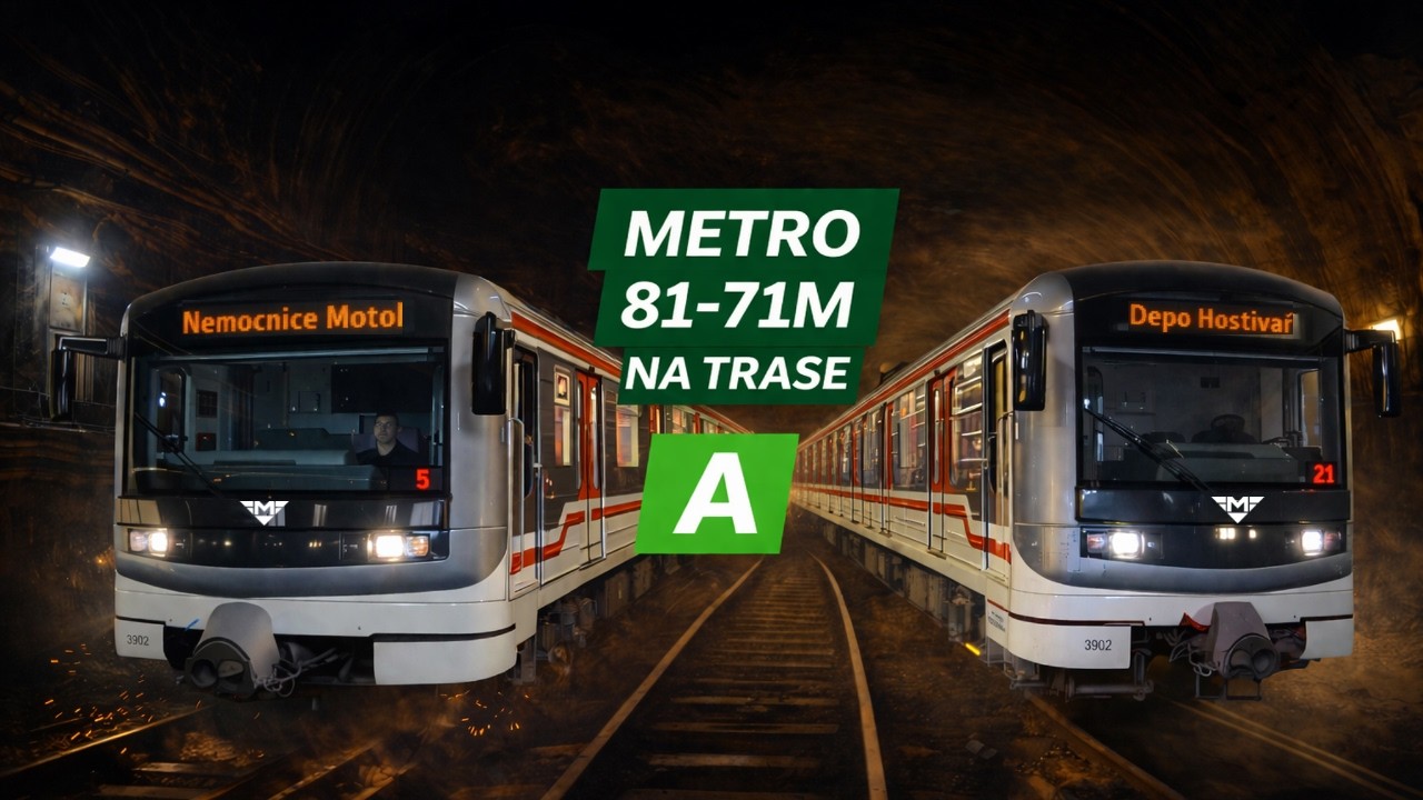 🚇 Metro 81-71M na trase A | Zkušební trať & překvapení na konci | Zážitková turistika 14. 6. 2025
