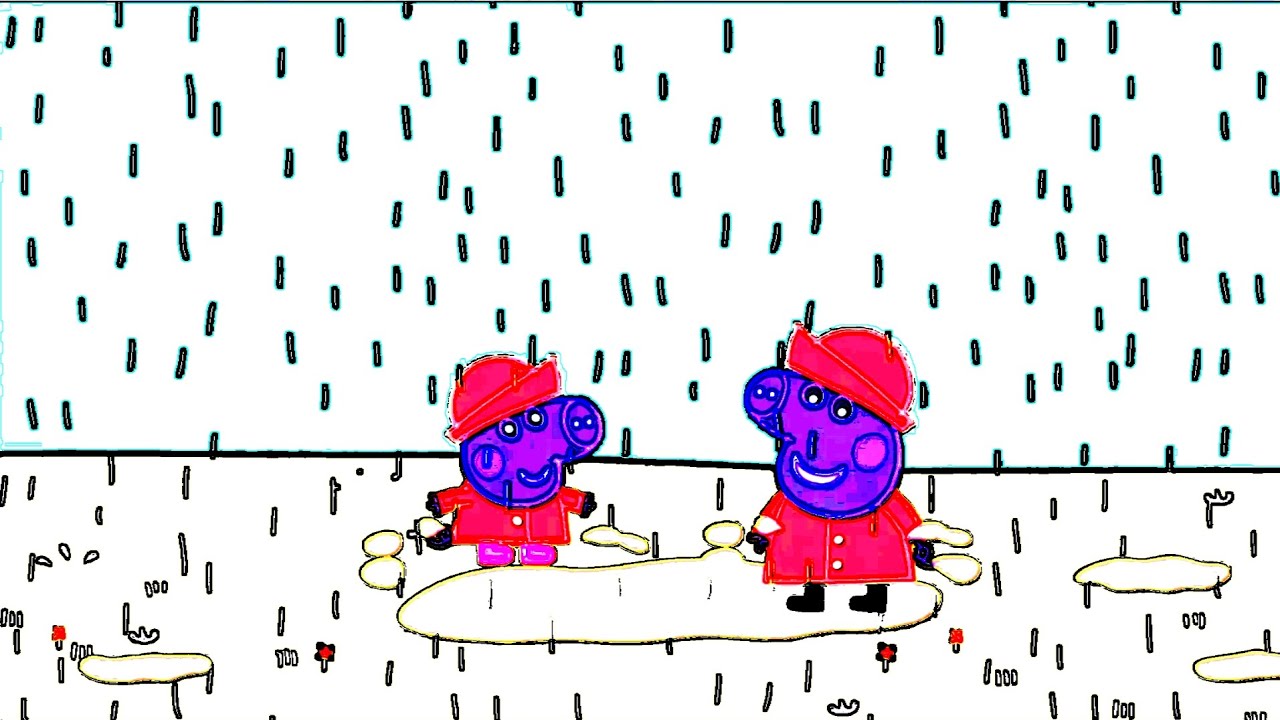 Peppa And Jorge Love Jumping On The Mud(Sparta Pitch)Peppa Pig Effect Completion