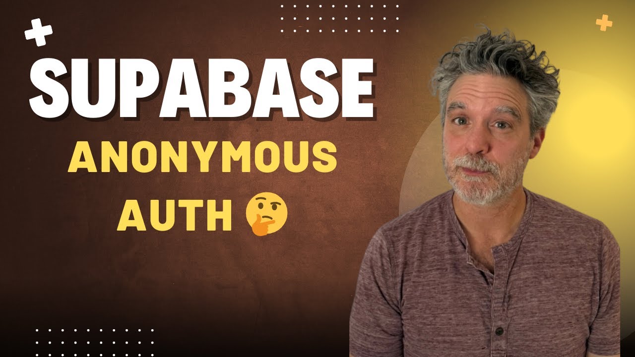 Supabase & Anonymous Auth