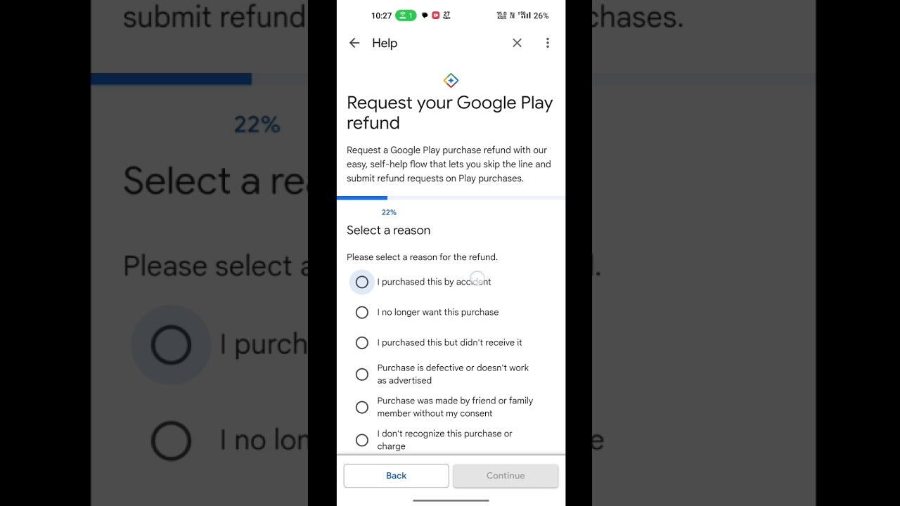 Google Play store Refund trick 2025  #shorts