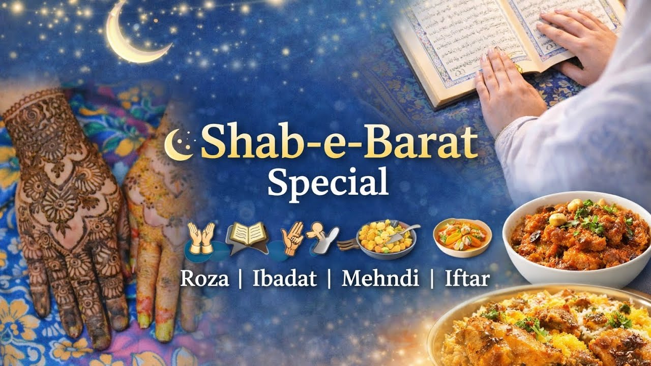 Shab-e-Barat Special 🌙 | Full Day Vlog | Roza, Namaz, Mehndi & Iftar