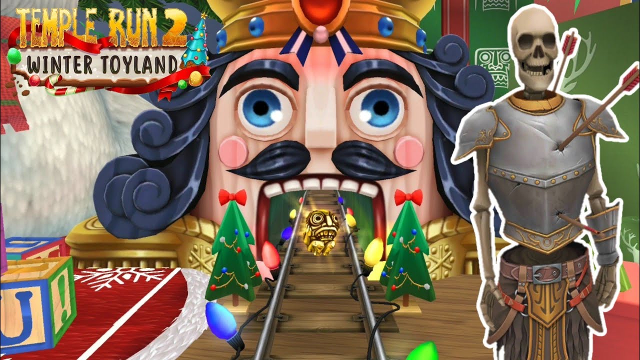 Sir Montague Running in Winter Toyland Christmas  Map Temple Run 2 YaHruDv