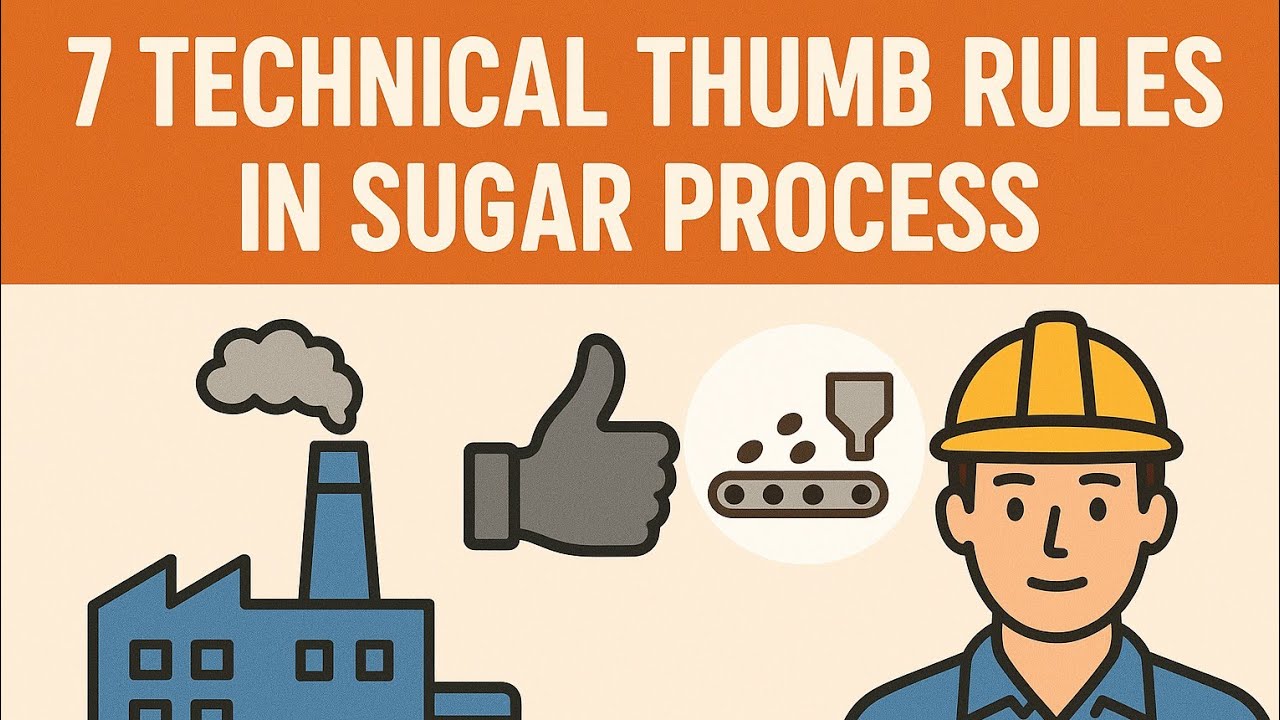 7 Thumb Rules Every Sugar Engineer Must Know | Factory Engineer