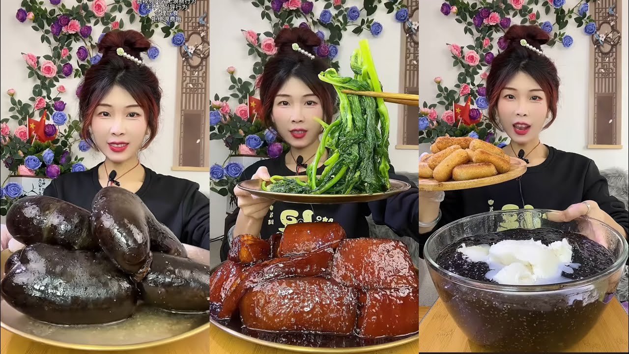 【ASMR】【MUKBANG】BIG BRAISED PORK BELLY | EATING SHOW |CHINESE MUKBANG |食べ |吃播 LOVE ASMR #咀嚼音
