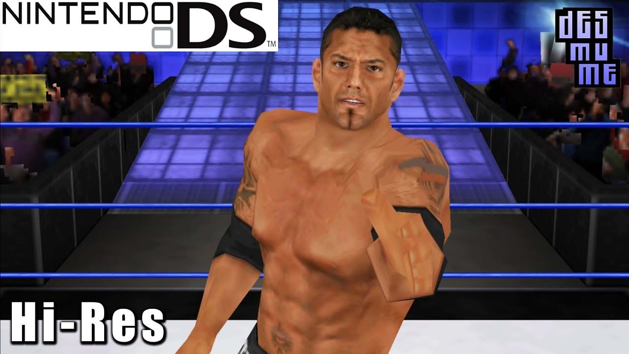 WWE SmackDown vs. Raw 2009 - Nintendo DS Gameplay High Resolution (DeSmuME)