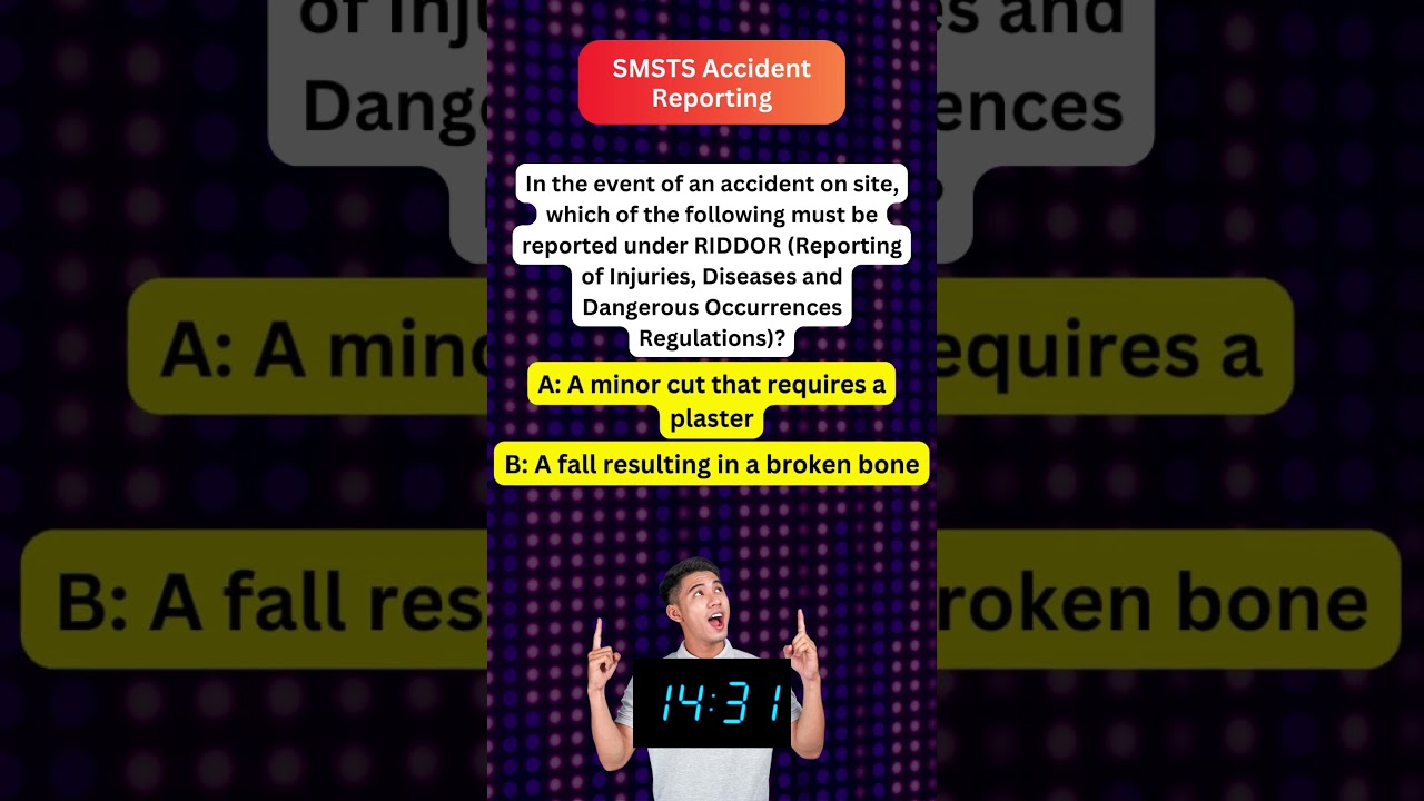 Can You Answer This CITB SMSTS Homework Question? 💡 #SafetyFirst #construction