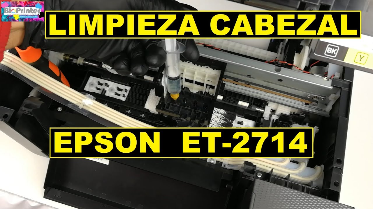 EPSON ECOTANK NO IMPRIME BIEN ET-2714 IMPRESIONES BLANCAS