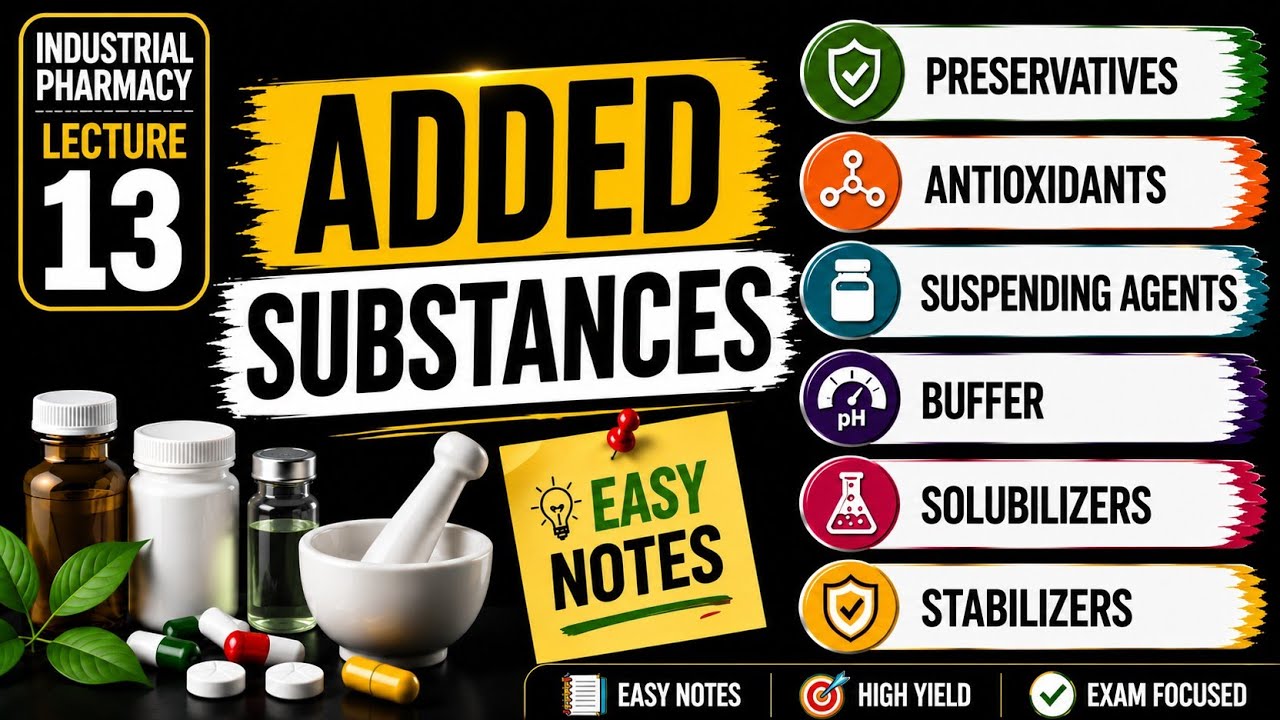 Preservatives l antioxidant l suspending agent l solubilizers l stabilizers l suspending agent l