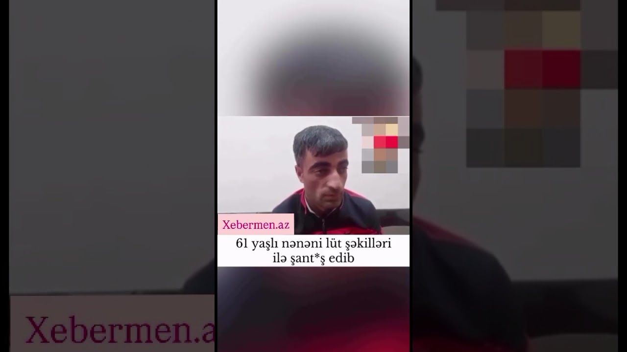 61 yaşlı Nənəi Şəkilləri ilə Şantaj edib