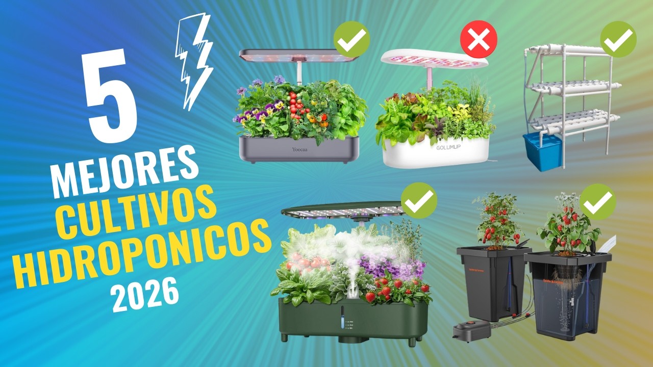 😱 Los 5 Mejores Sistemas de Cultivo Hidropónico de 2026 Calidad-Precio en Amazon 🌱💧