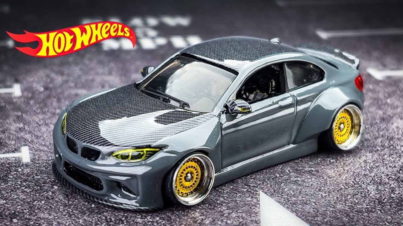 Simple Clean BMW M2 wide bodykit Hot Wheels Custom