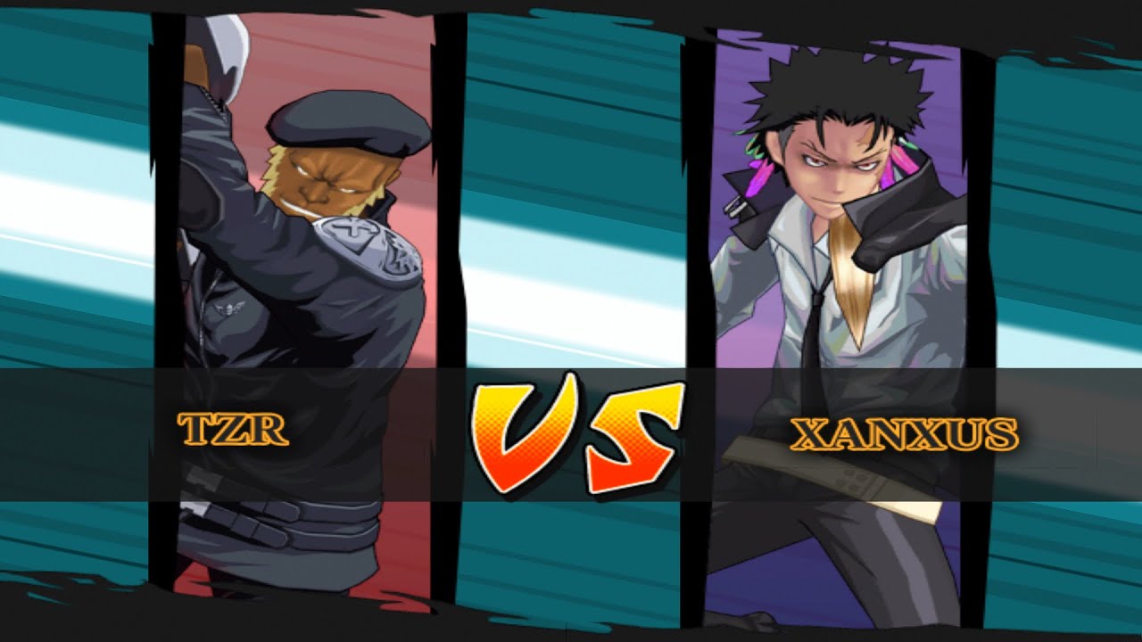 TZR vs Xanxus - Katekyō Hitman Reborn! Kindan no Yami no Delta