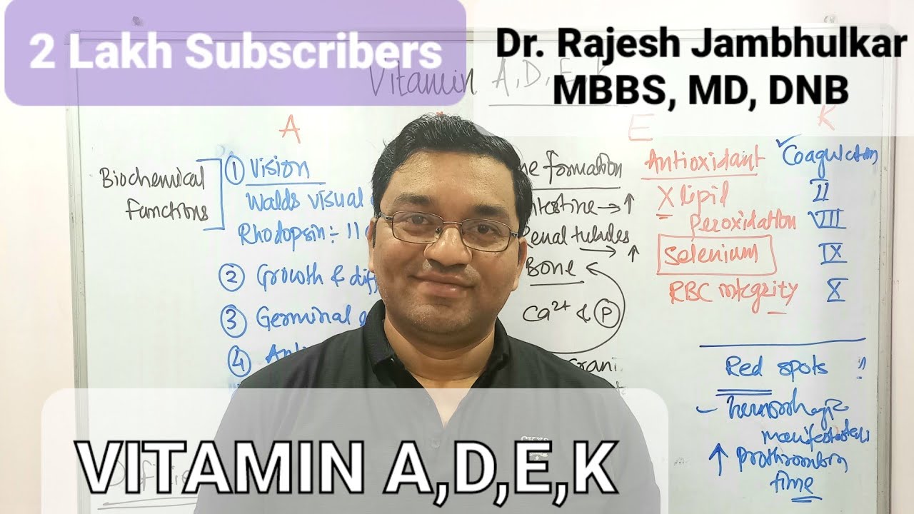Vitamin A,D,E,K Revision