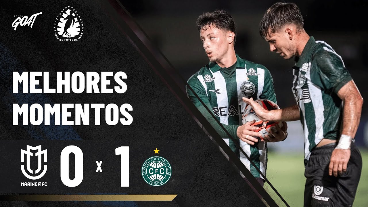 PEDRO ROCHA ESTREIA COM GOL! CORITIBA VENCE O MARING&Aacute; E ASSUME A LIDERAN&Ccedil;A NO CAMPEONATO PARANAENSE!