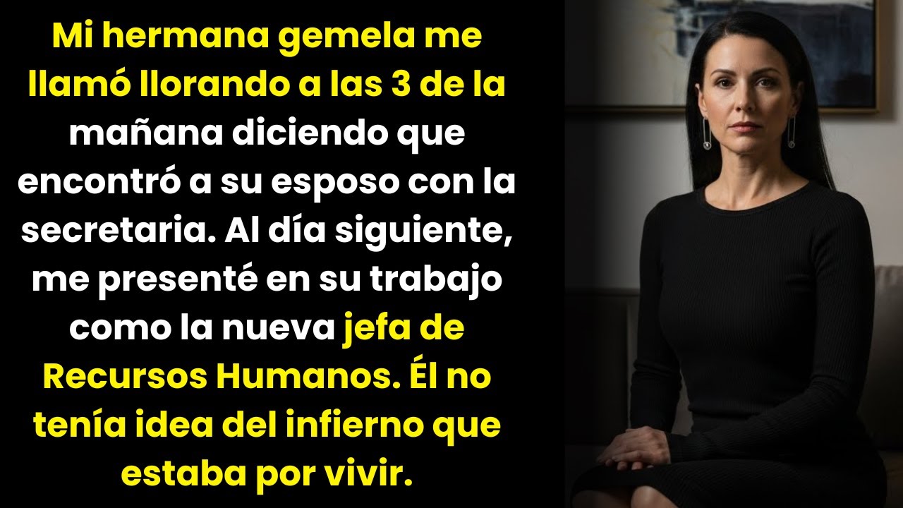 Mi hermana gemela me llamó llorando a las 3 de la mañana — al día siguiente me presenté en el...