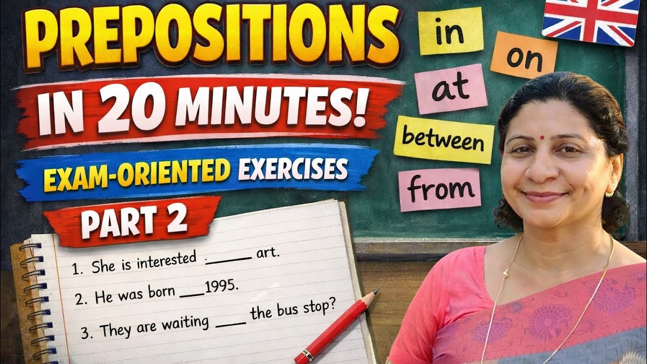 Welcome to my daily live. Prepositions in 20 minutes.#prepositions #daily use sentences # english