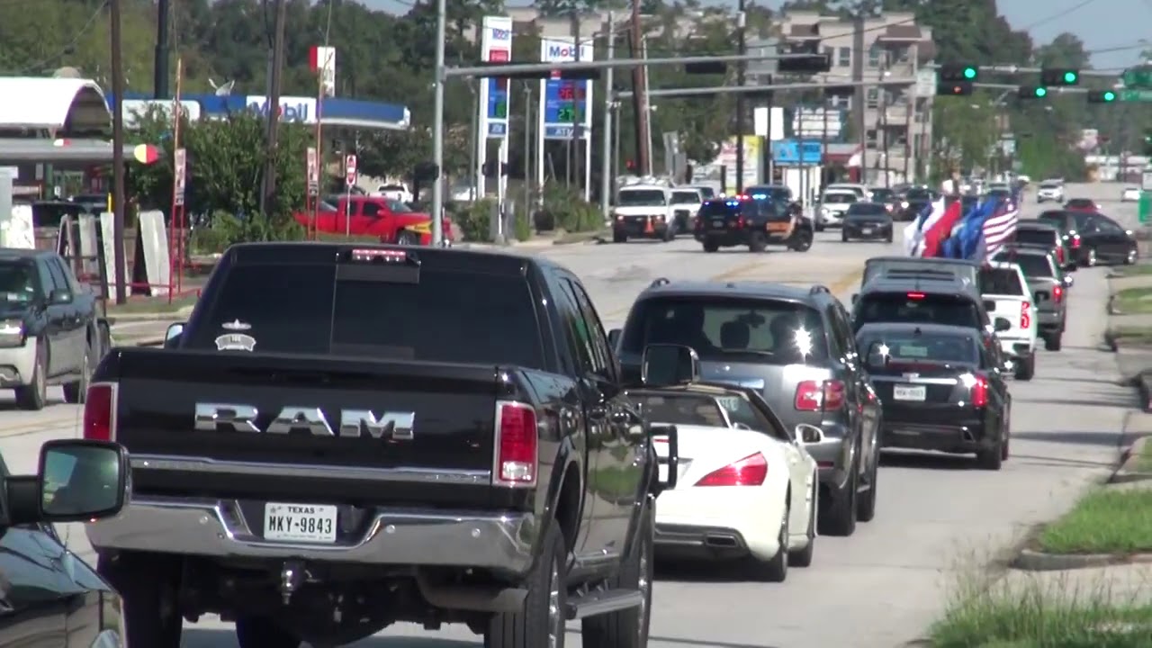 091820 CONROE MAYOR TOBY POWELL FUNERAL PROCESSION