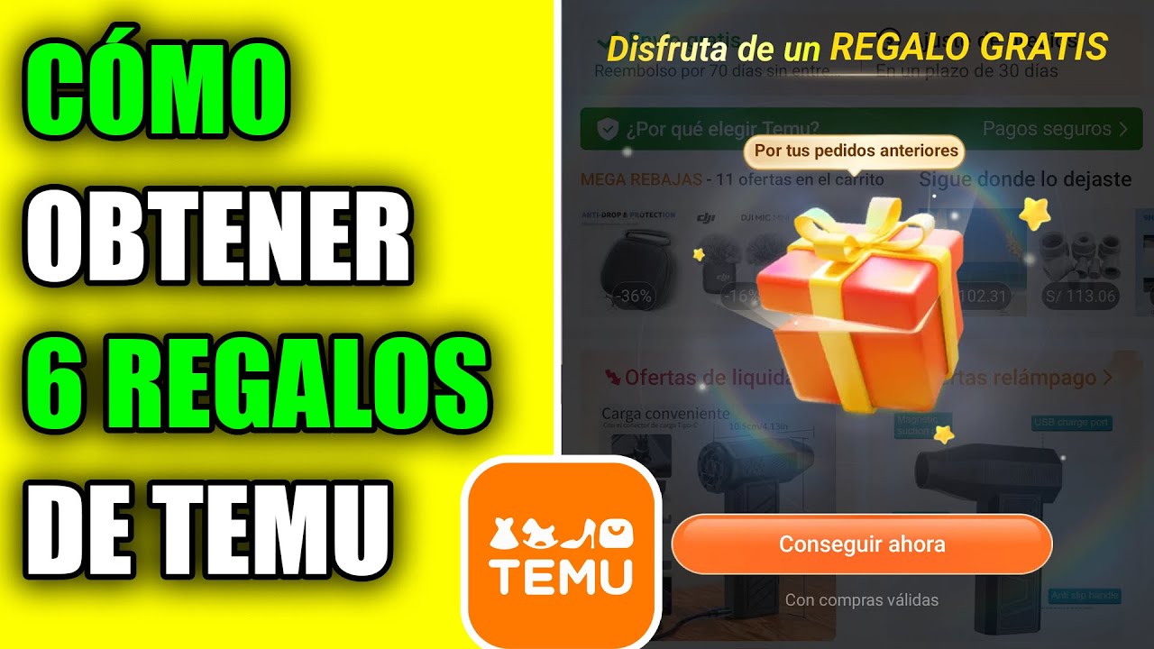 🎁 C&oacute;mo Obtener 6 a 8 Regalos Gratis en Temu | Daily Free actualizado 2025