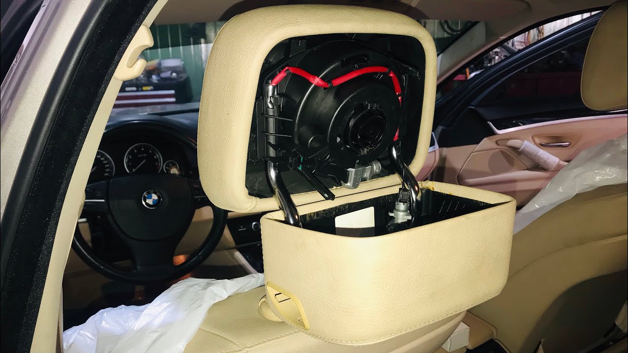 BMW 5 series Active Headrest Repair Reset after collision with Unit Replaced fully guide in Hindi