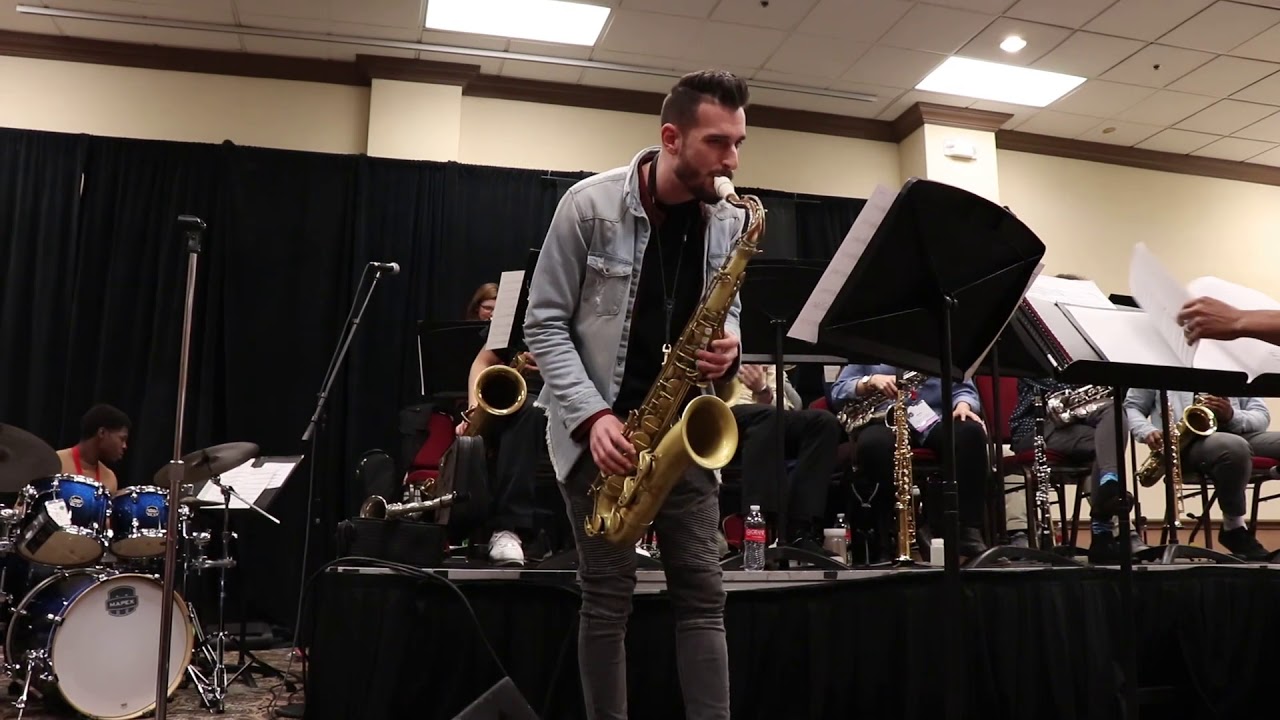 Chad LB w/ Juilliard Jazz Orchestra (Rehearsal at JEN Conference)