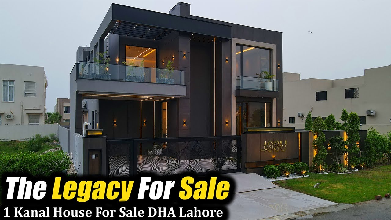 1 Kanal Most Beautiful Ultra Modern Design House For Sale In DHA Phase 7 Lahore