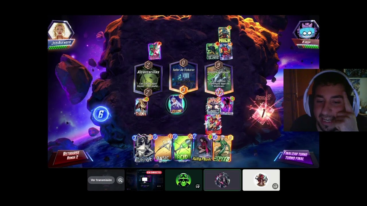 TORNEO MARVEL SNAP RONDA 2 CUARTOS DE FINAL | JediAvenger Vs Kirop