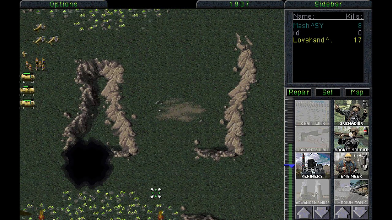 Command & Conquer Multiplayer on CnCNet - Humvee + Orca on Elevation (Balance Patch)
