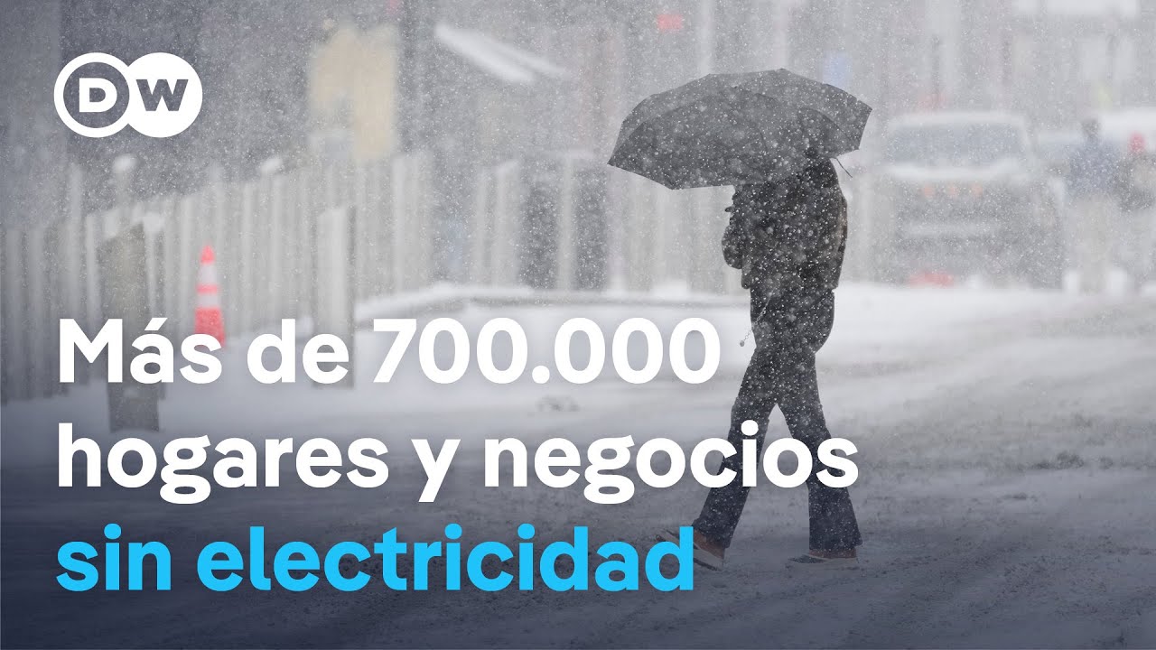 Una gigantesta tormenta de nieve y hielo azota EE. UU.