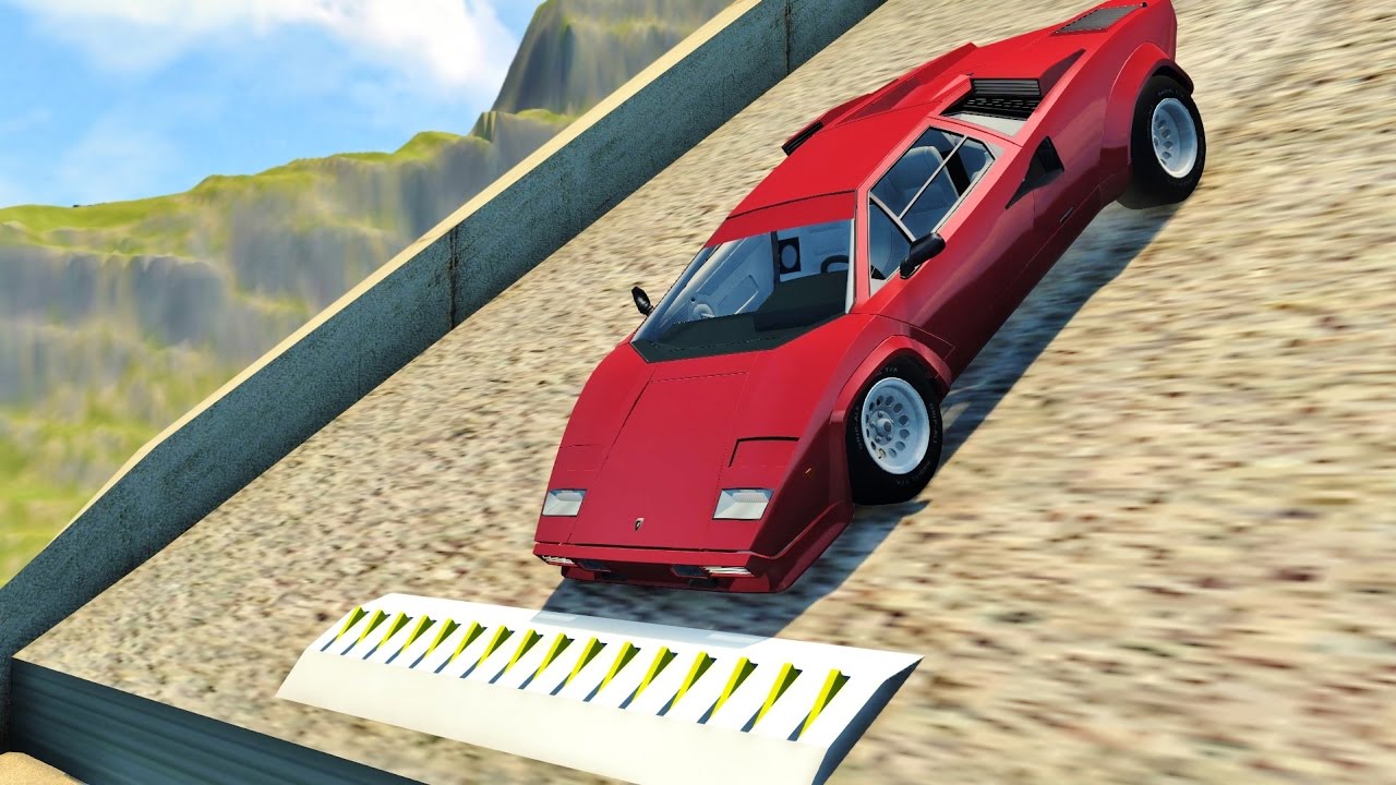 BeamNG Drive SPIKE STRIP ВЫСОКОСКОРОСТНЫЕ АВАРИИ #78