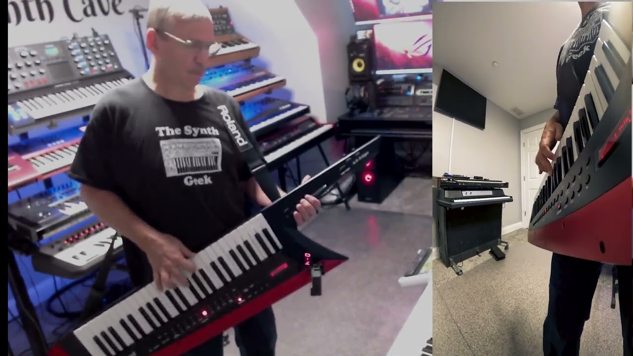 A little keytar fun