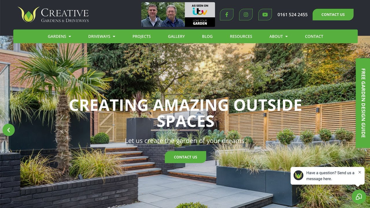 Creative Gardens & Driveways Marketing Case Study