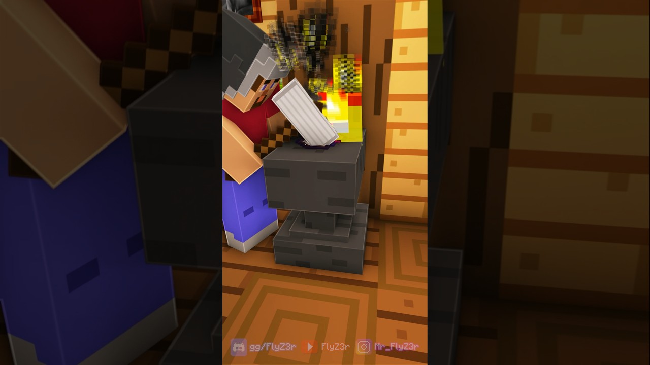 Quand tu partages ton enclume sur minecraft