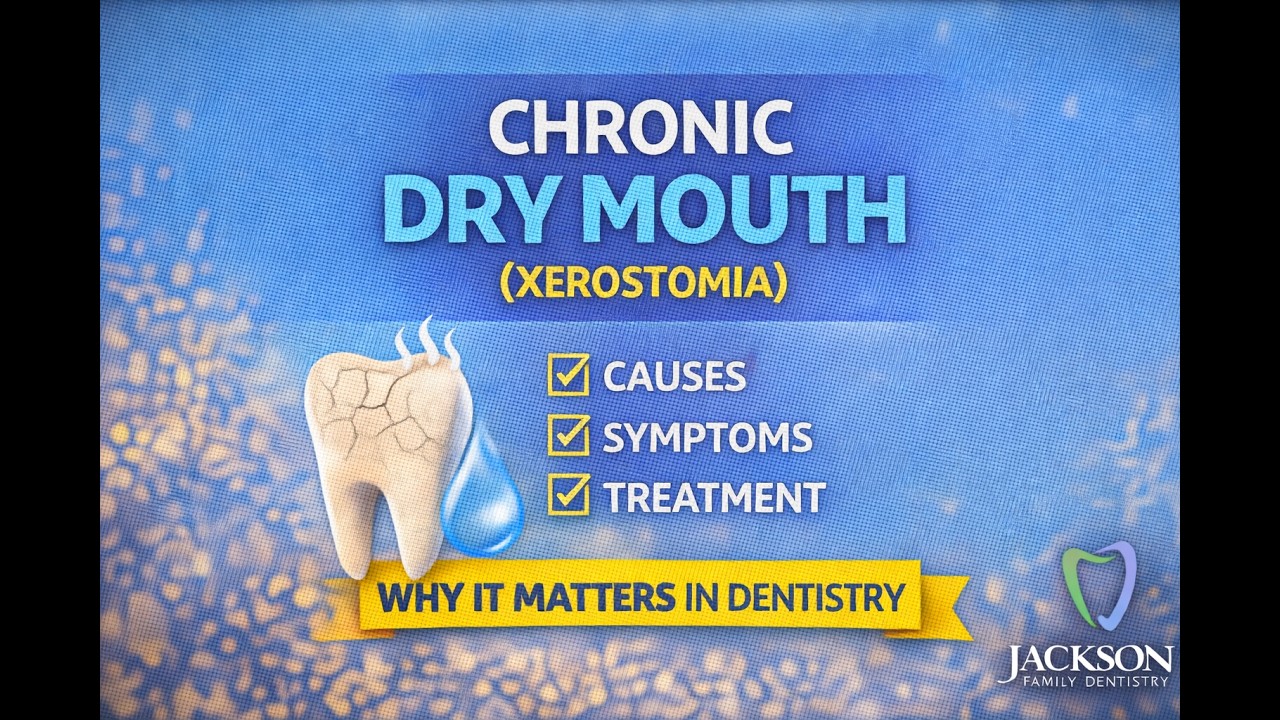 Xerostomia (AKA Chronic Dry Mouth) Causes, Symptoms, Treatments & Dentistry
