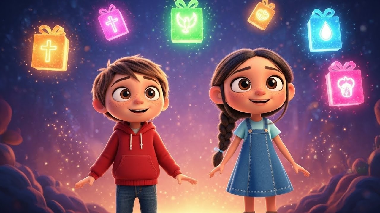 Los 7 Sacramentos para Ni&ntilde;os 🎁 &iexcl;Los regalos de Jes&uacute;s! | Catequesis 3D Mateo y Clara