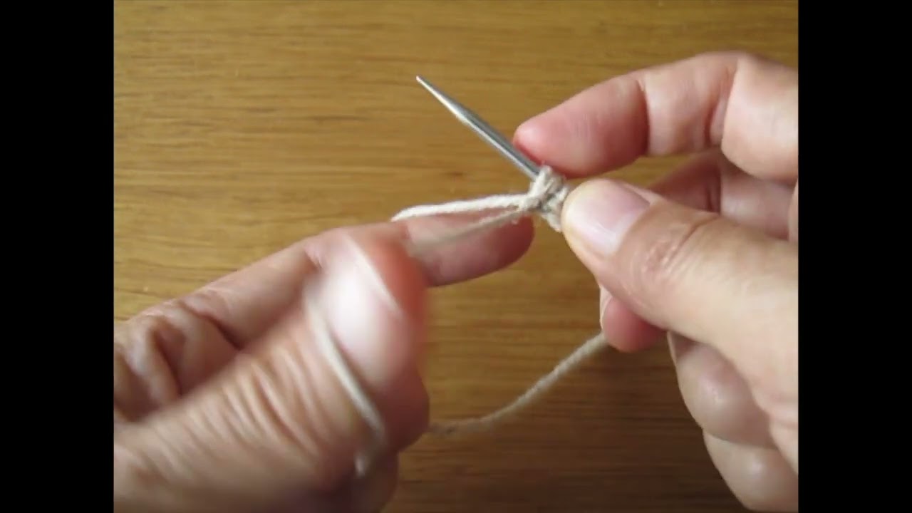 Double start CO without slip knot / スリップノットなしで始めるエストニアの伸縮性のある作り目