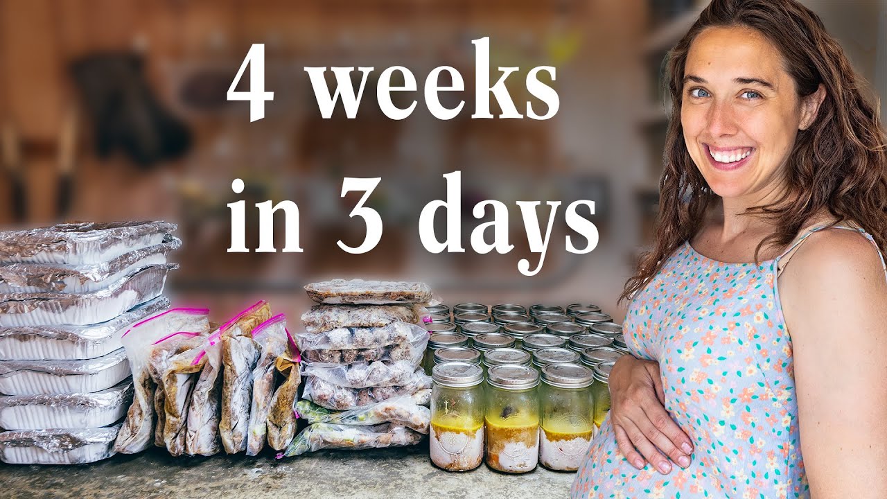Postpartum Freezer Meal Prep | 150+ Servings in 3 Days for a Nourished Fourth Trimester